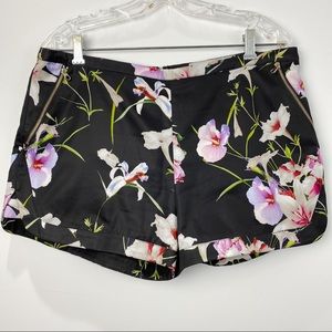 Ted baker floral black shorts